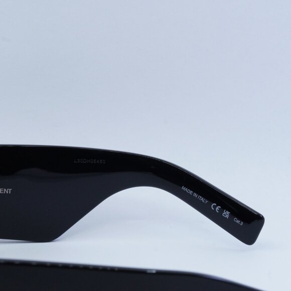 Saint Laurent SL654 001 Square Sunglasses - Black - Picture 7 of 14